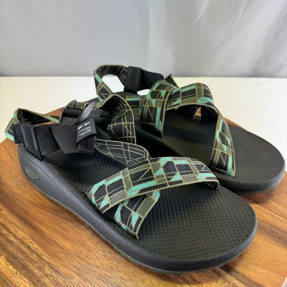 Chaco Men\'s Z/Cloud Sandal Ending Navy Size 11 Chacogrip Luvseat Green Black NEW main image 5